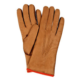 Women's Handsewn Deerskin Gloves Deer Nappa Gloves QY-L10314