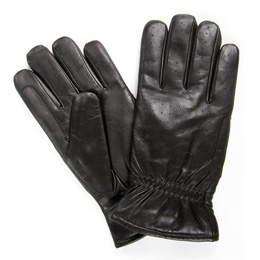 Men's Goatskin Gloves Perforated Goat Nappa Gloves QY-M10252