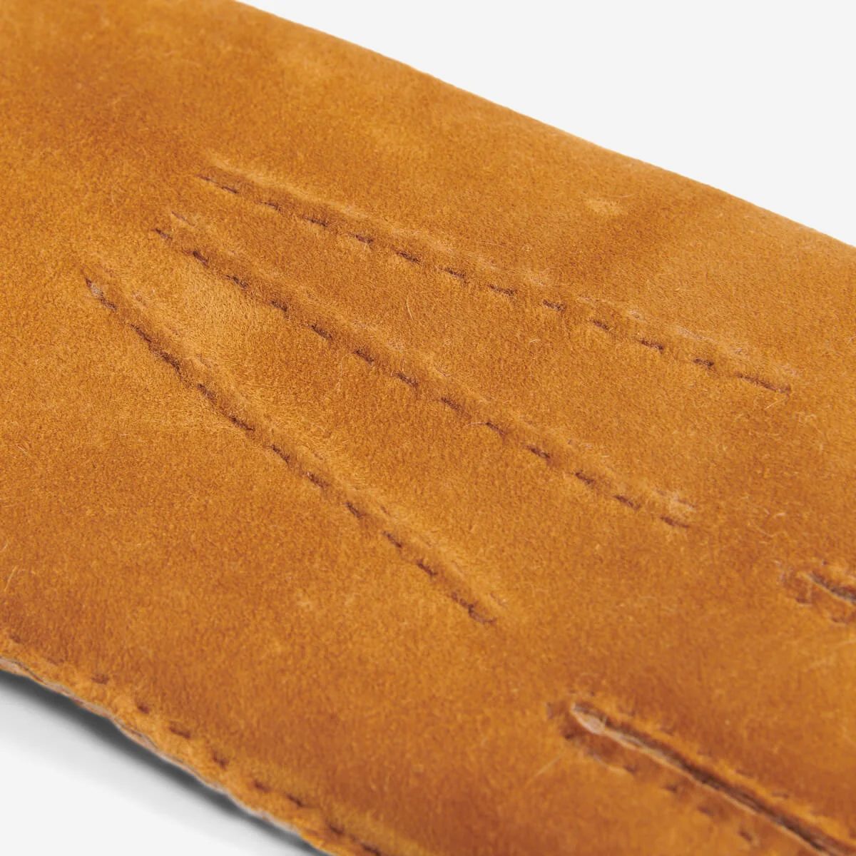 Suede Outseam Backseam Lambswool Gloves - Image 2