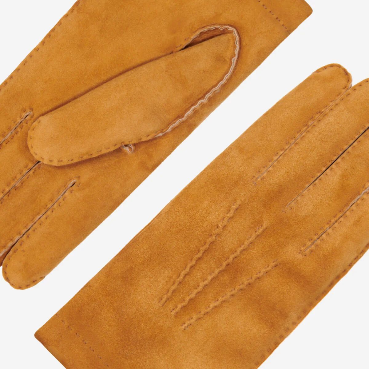 Suede Outseam Backseam Lambswool Gloves - Image 3