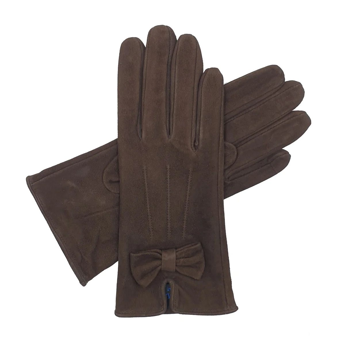 Kitty Suede Bow Gloves - Image 5