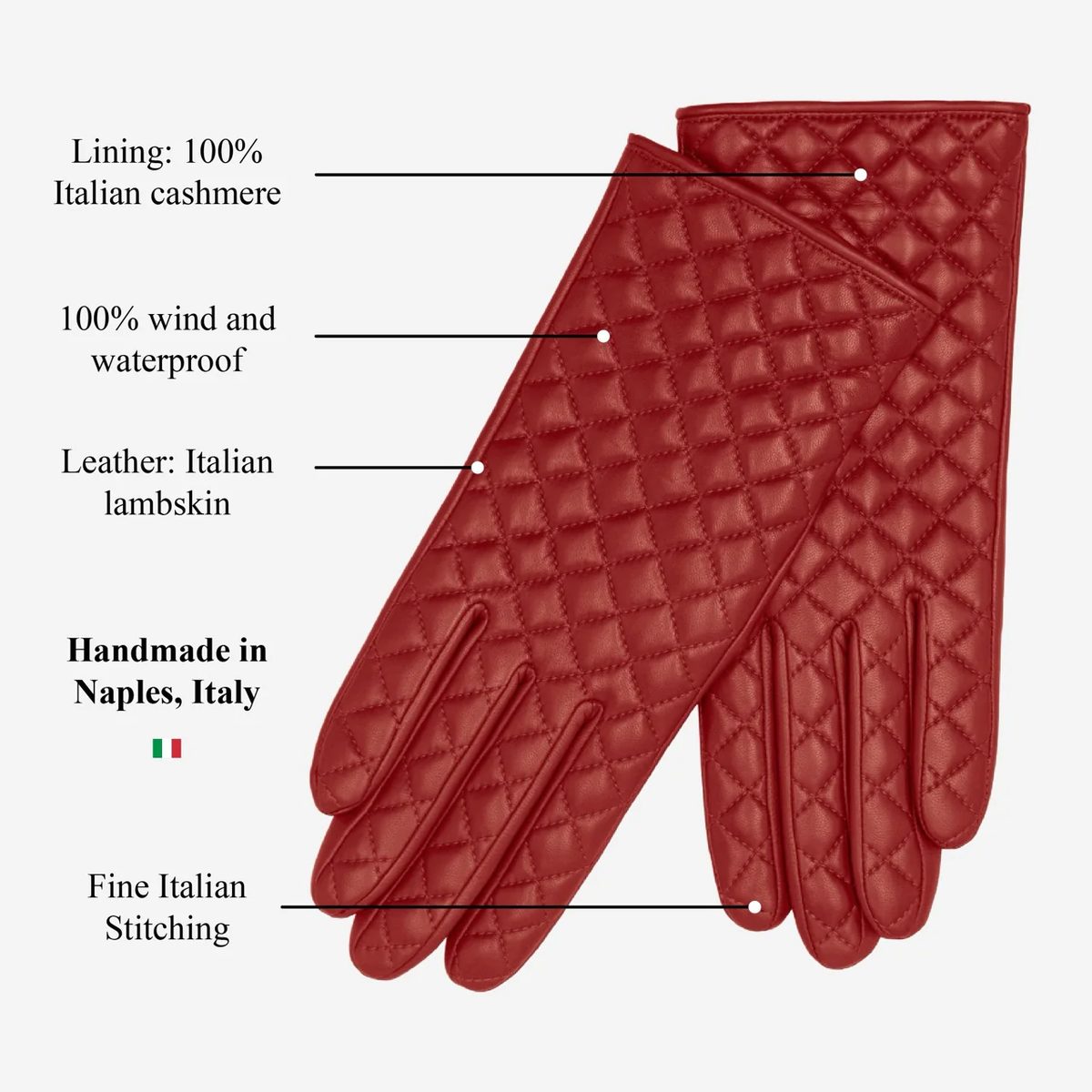 Emilia Checkered Gloves - Image 11