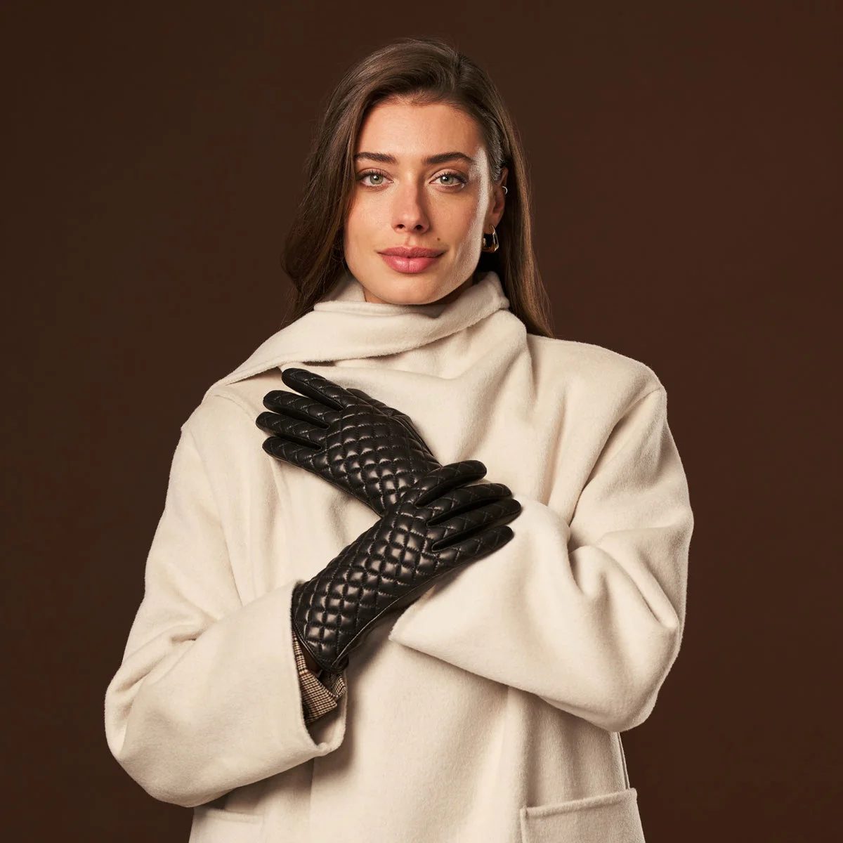 Emilia Checkered Gloves