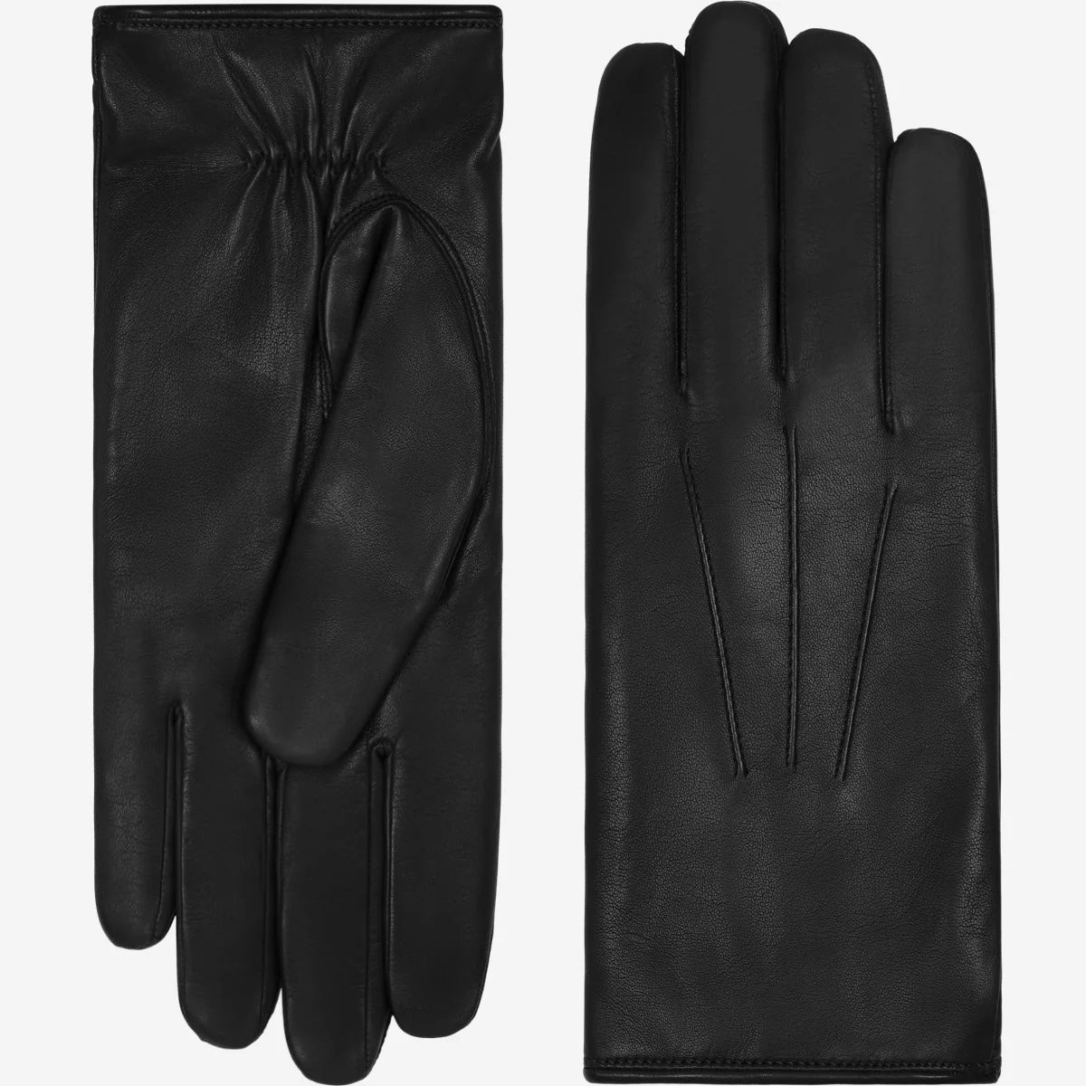 Francesca Backseam Rabbit-Fur Gloves - Image 8